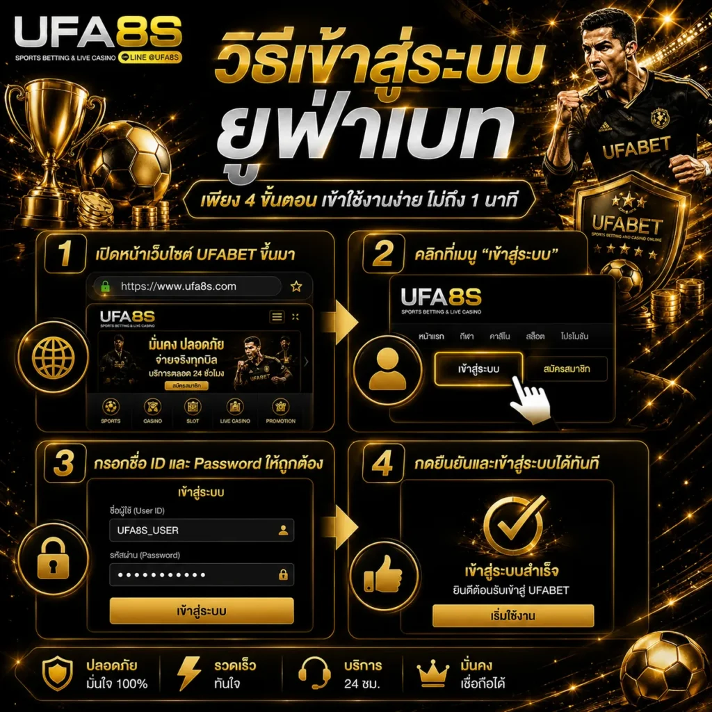 เข้าสู่ระบบ UFABET